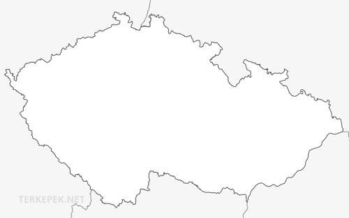 Csehország vaktérkép